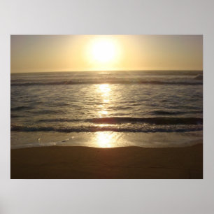 Half Moon Bay, CA Sunset Poster