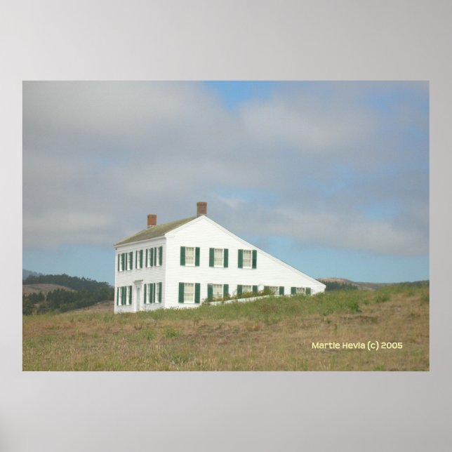 Half Moon Bay House on a Hill Poster (Front)