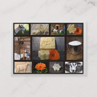 Half Moon Goat Soap Business Card