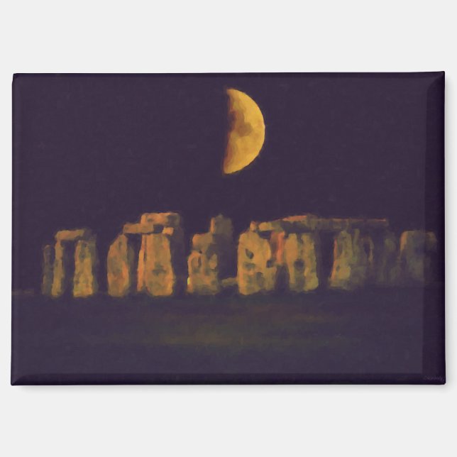 Half Moon Henge Magnet (Front)