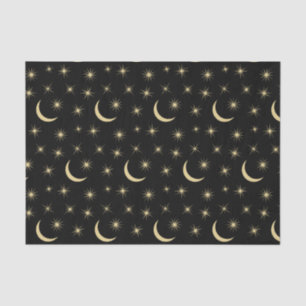 Half Moon Stars Universe Space Lover Astronomy Tissue Paper