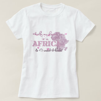 Half My Heart Is In Africa T-Shirt