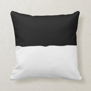 Half 'n' Half Throw Pillow
