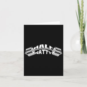 Half Natty Bodybuilder Meme Steroids Athletic Fitn Card