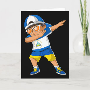 Half Nicaraguan Ukrainian Boy Nicaragua Ukraine Fl Card