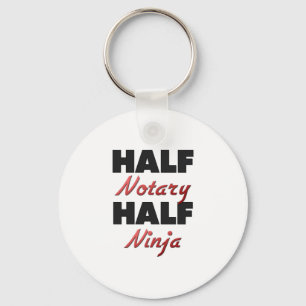 Half Notary Half Ninja Keychain