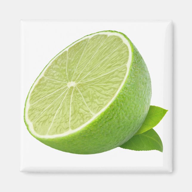 Half of lime magnet (Front)