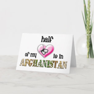 half of my heart...afghanistan 2 card