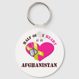 Half of my heart..AFGHANISTAN 3 Keychain