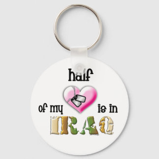 half of my heart...IRAQ 2 Keychain