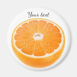 Half of orange magnet