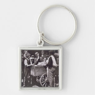 Half Penny Ices, from 'Street Life in London', 187 Keychain