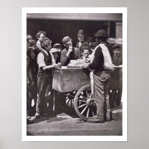 Half Penny Ices, from 'Street Life in London', 187 Poster