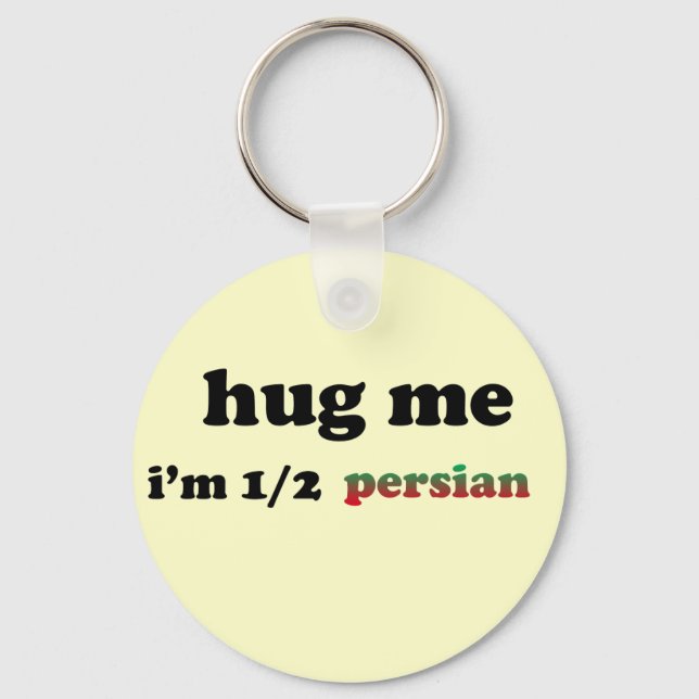 Half Persian Keychain (Front)