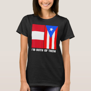 Half Peruvian Half Puerto Rican DNA Puerto Rico & T-Shirt