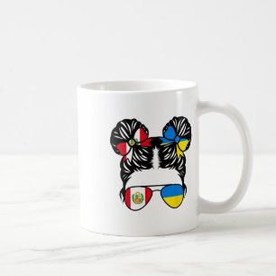 Half Peruvian Half Ukrainian Girl Peru Kids Herita Coffee Mug