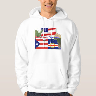 half PR and half CV Hoodie