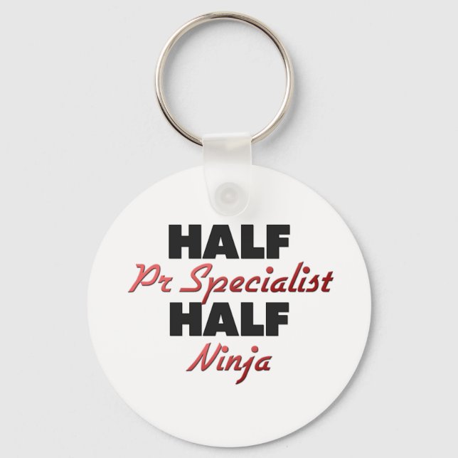 Half Pr Specialist Half Ninja Keychain (Front)