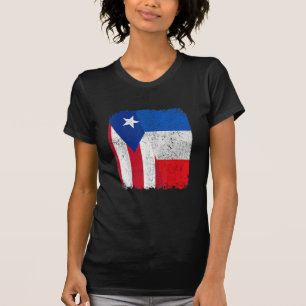Half Puerto Rican Half French Flag Heritage Pride T-Shirt