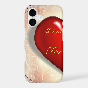 Half red heart for couples