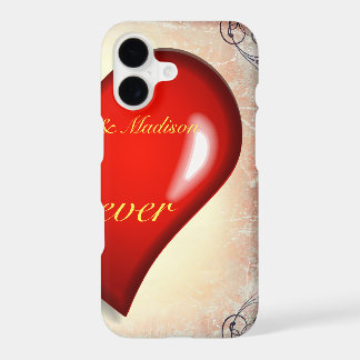 Half red heart for couples