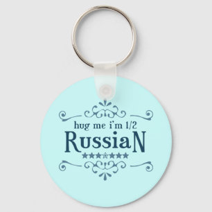 Half Russian Keychain