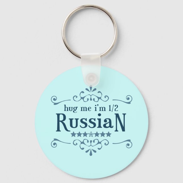 Half Russian Keychain (Front)