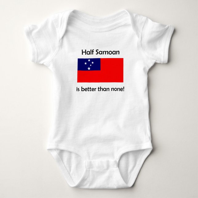 Half Samoan Baby Bodysuit (Front)