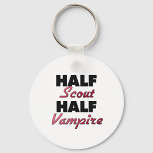 Half Scout Half Vampire Keychain