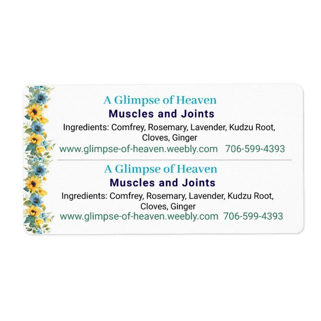 Half-size slave label-Muscle front (Front)