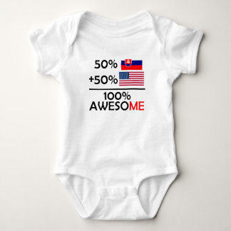 Half Slovakian Half American Baby Bodysuit