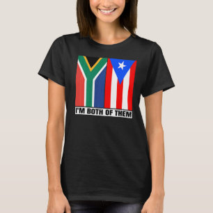 Half South African & Puerto Rican Heritage South A T-Shirt