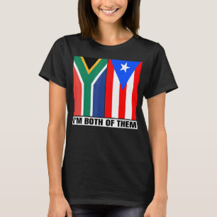 Half South African & Puerto Rican Heritage South A T-Shirt