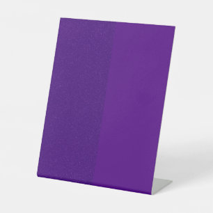 Half Sparkle Purple Pedestal Sign – Customizable