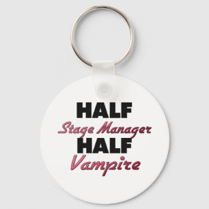Half Stage Manager Half Vampire Keychain