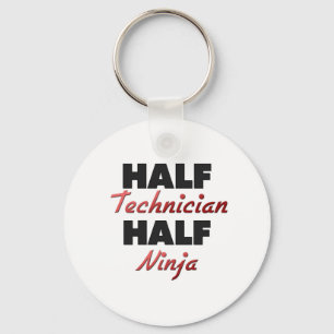 Half Technician Half Ninja Keychain