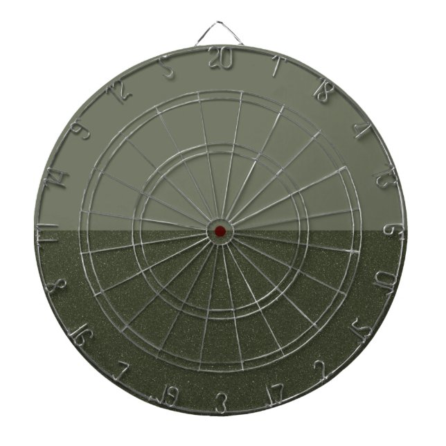 Half-Texture Moss Green Dartboard – Customizable (Front)