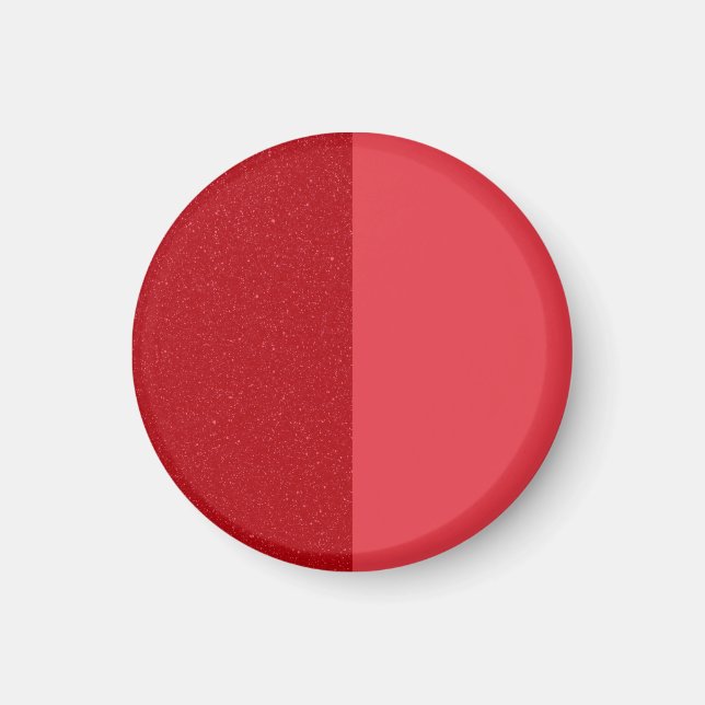 Half-Texture Tomato Red Magnet – Customizable (Front)