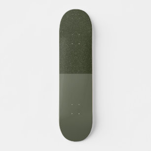 Half Textured Moss Green Skateboard – Customizable
