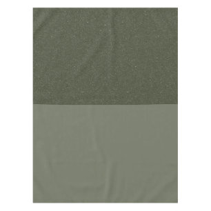 Half Textured Moss Green Tablecloth – Customizable