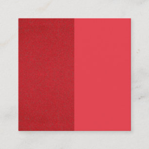 Half Textured Tomato Red Business Card – Customize