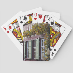 Half Timbered House Detail Playing Cards