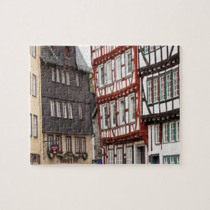 Half-timbered Town Buildings Jigsaw Puzzle
