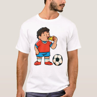 Half Time Snack – Funny Soccer Pizza T-Shirt