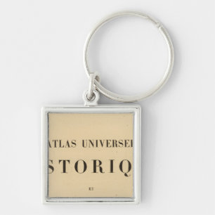 Half Title Atlas universel historique Keychain