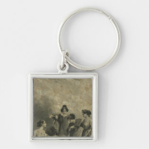 Half Title Colton's Atlas Of The World Keychain