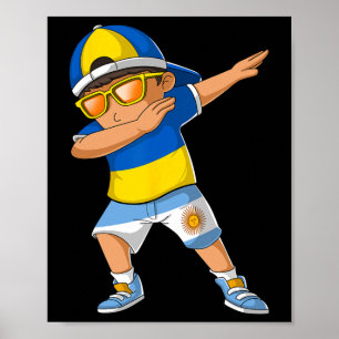 Half Ukrainian Argentinian Boy Ukraine Argentina F Poster