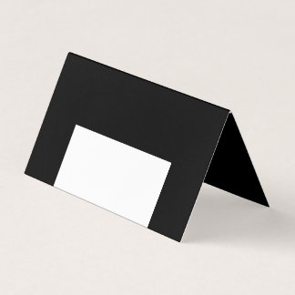half white half black, half black half white business card