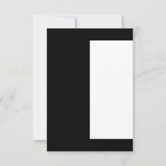 half white half black, half black half white card