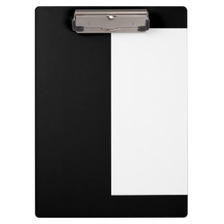 half white half black, half black half white clipboard